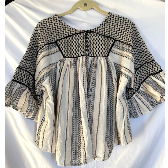 Free People Runnin on a Dream Boho Crop Top, Medium - Picture 4 of 7